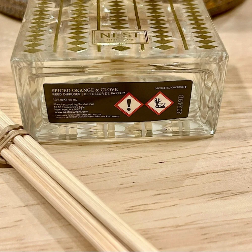 Nest New York Fragrances Spiced Orange & Clove Small Diffuser 1.3 Sealed No Box